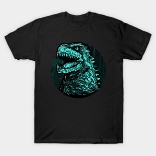 Neon Godzilla T-Shirt